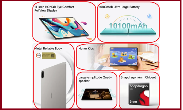 Honor Pad X8b Review Big Battery-Budget Tablet