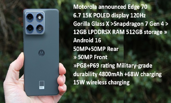 Motorola Edge 70 Fusion Slim Design Meets Bigger Battery